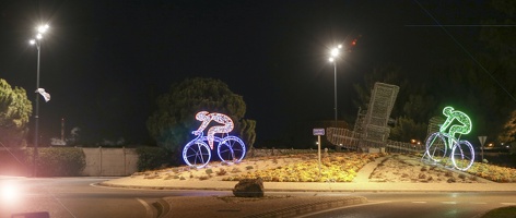 Tour de la Provence vélos sur les ronds points