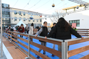 Marché de Noël, spectacle et roller