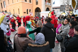Marché de Noël, spectacle et roller