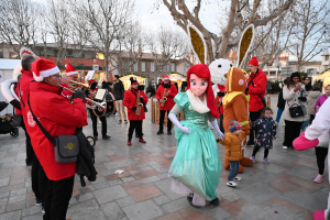 Marché de Noël, spectacle et roller