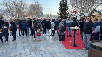 Marché de Noël, spectacle et roller