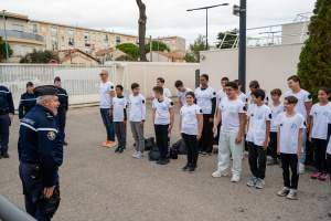 Remise des écussons brigade gendarmerie