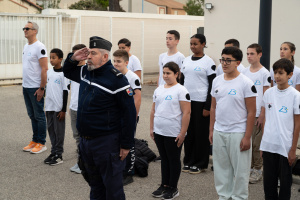 Remise des écussons brigade gendarmerie