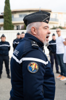 Remise des écussons brigade gendarmerie