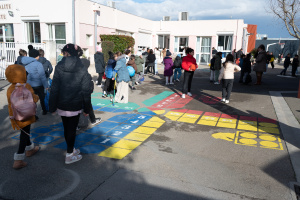 Jeux pochoirs cours d'écoles