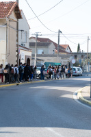 Visite des collégiens Italiens - Méolo