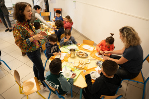 Petit déjeuner à l'école