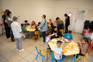 Petit déjeuner à l'école