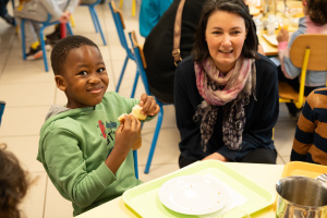 Petit déjeuner à l'école