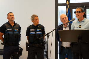 Remerciements à nos forces de l'ordre
