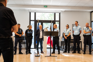 Remerciements à nos forces de l'ordre