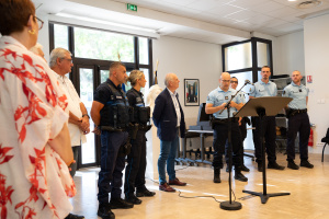 Remerciements à nos forces de l'ordre