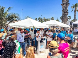 Inauguration Plage du Passet