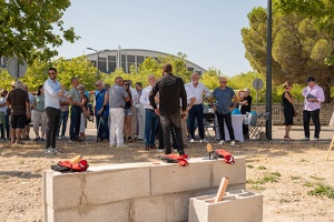 Pose 1ère Pierre EHPAD