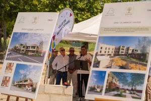 Pose 1ère Pierre EHPAD