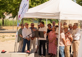 Pose 1ère Pierre EHPAD