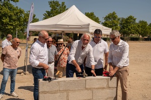 Pose 1ère Pierre EHPAD