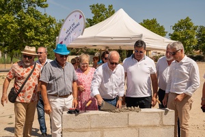 Pose 1ère Pierre EHPAD