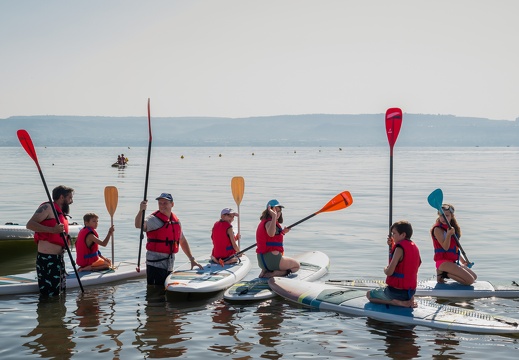 Du paddle à la plage du Passet