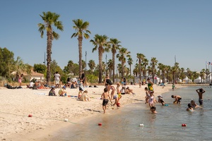La plage et les centres de loisirs