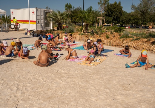 Les centres à la plage