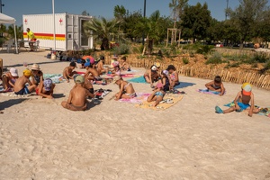 La plage et les centres de loisirs