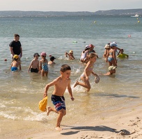 La plage et les centres de loisirs