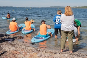 Cani-paddle avec nos séniors