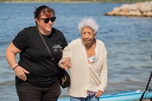 Cani-paddle avec nos séniors