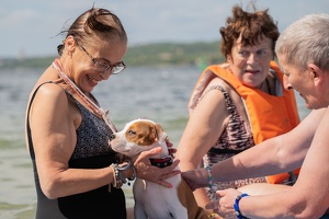 Cani-paddle avec nos séniors