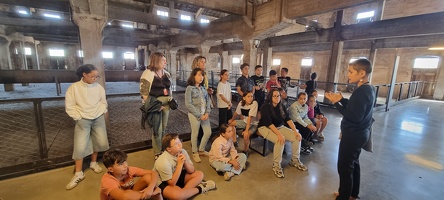 CMJ - Visite du camp des Milles