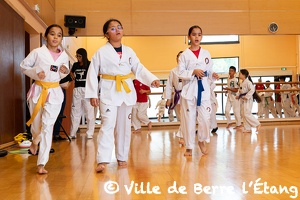 Entrainement de Taekwondo
