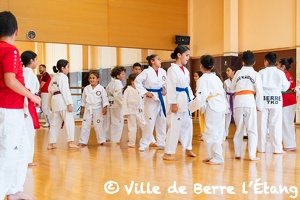 Entrainement de Taekwondo
