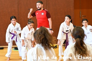 Entrainement de Taekwondo