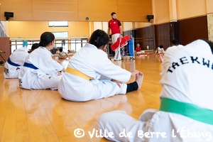 Entrainement de Taekwondo