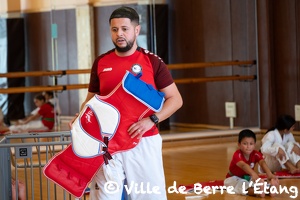 Entrainement de Taekwondo