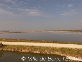 Vue aérienne Les salins