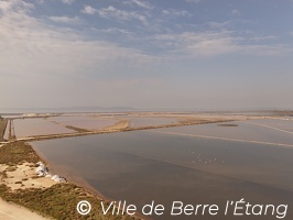 Vue aérienne Les salins