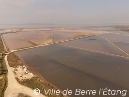 Vue aérienne Les salins