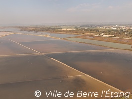 Vue aérienne Les salins