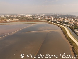 Vue aérienne Les salins