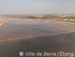 Vue aérienne Les salins
