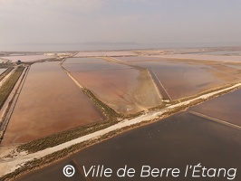 Vue aérienne Les salins