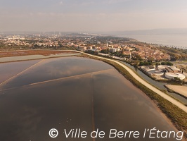 Vue aérienne Les salins