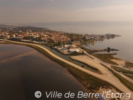 Vue aérienne Les salins