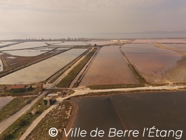 Vue aérienne Les salins