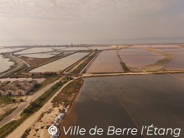 Vue aérienne Les salins