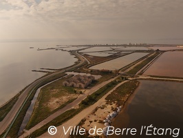 Vue aérienne Les salins