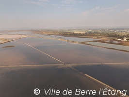 Vue aérienne Les salins