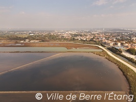Vue aérienne Les salins